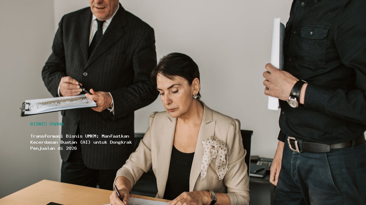 Transformasi Bisnis Umkm  Manfaatkan Kecerdasan Buatan  Ai  Untuk Dongkrak Penjualan Di 2026