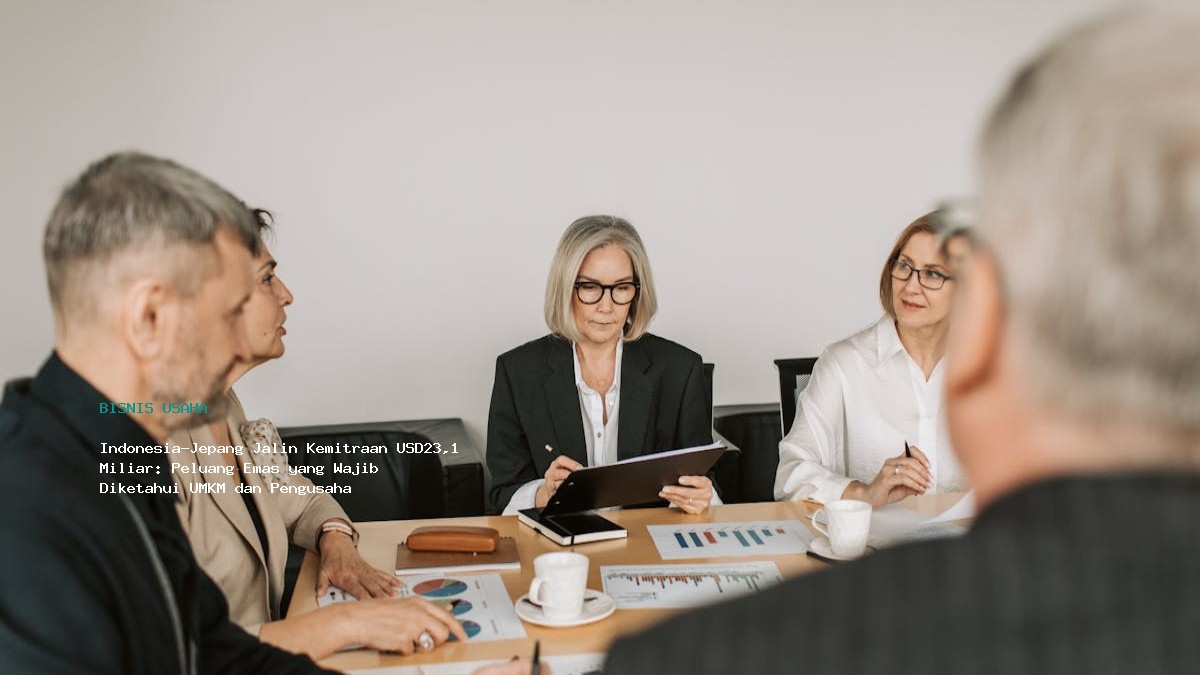 Indonesia Jepang Jalin Kemitraan Usd23 1 Miliar  Peluang Emas Yang Wajib Diketahui Umkm Dan Pengusaha