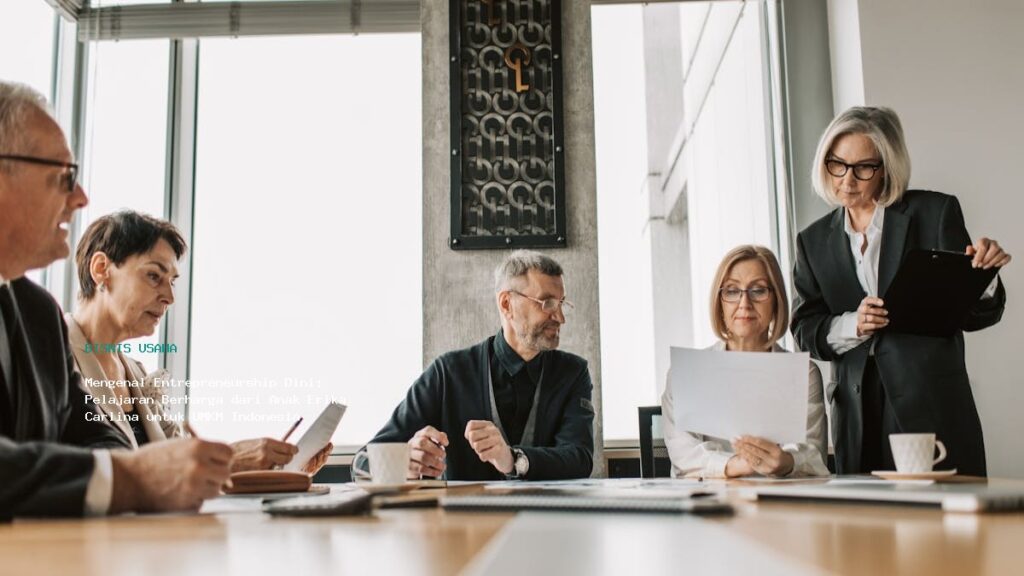 Mengenal Entrepreneurship Dini Pelajaran Berharga Dari Anak Erika Carlina Untuk Umkm Indonesia