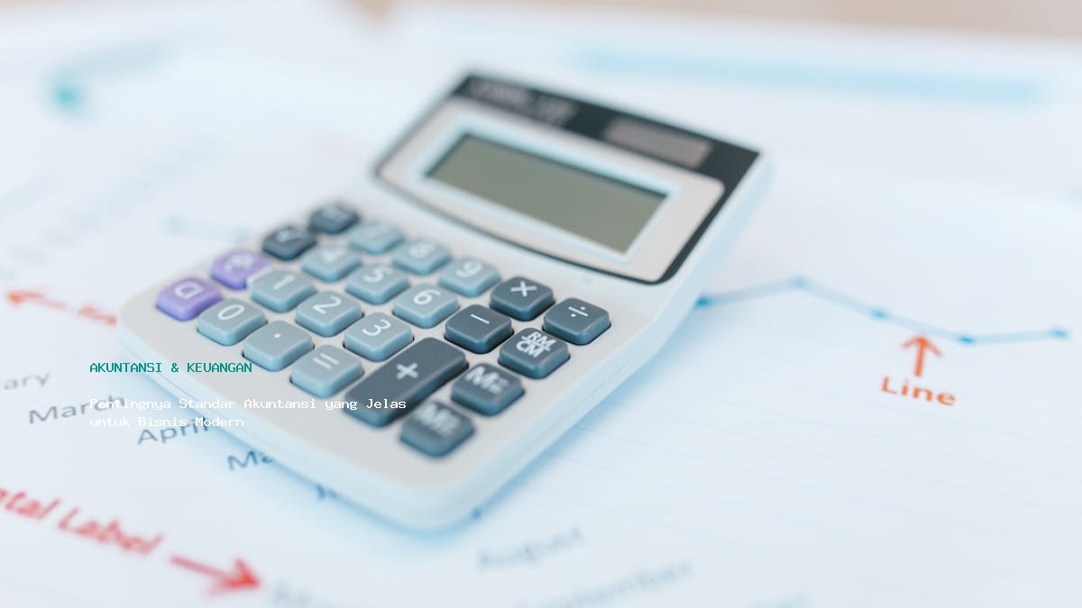 Pentingnya Standar Akuntansi Yang Jelas Untuk Bisnis Modern